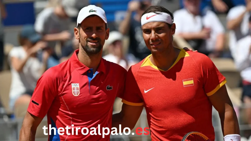 Novak Djokovic vence a Rafael Nadal en los individuales masculinos de tenis